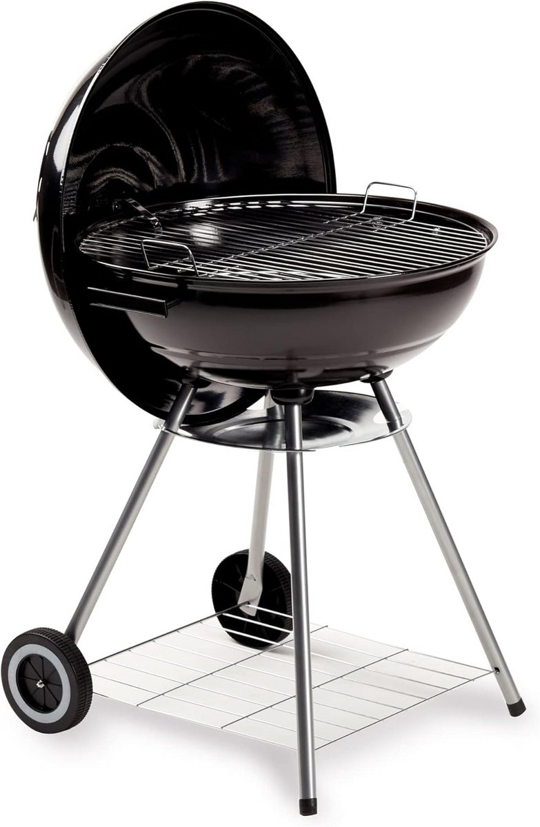 Houtskool BBQ - Buiten Grill - Gezellig Buiten Koken - Stalen Frame - Ø 45 cm Rooster