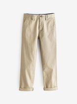 Next - Jongens - Stretch chinobroek met standaard pasvorm - Naturel