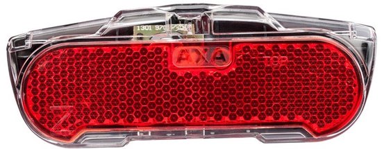 AXA Slim Steady Achterlicht – LED Fietsverlichting – Dynamo – Steady Functie – 600 m Zichtbaarheid – Zijzichtverlichting – 80 mm Montage – Rood
