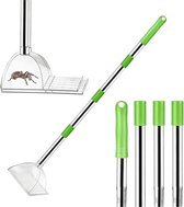 Diervriendelijke Spinnenvanger - 83cm Extra Lang Handvat - 4-delige Verstelbare Steel - Transparante Insectenvanger - Insectenvanger voor Plafonds & Buiten - Groen