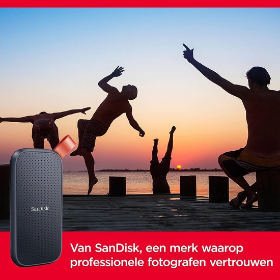 Externe SSD - Draagbare Opslag - Snelle Data Transfer - Valbescherming 2 Meter - 1 TB Capaciteit - Grijs — afbeelding 4