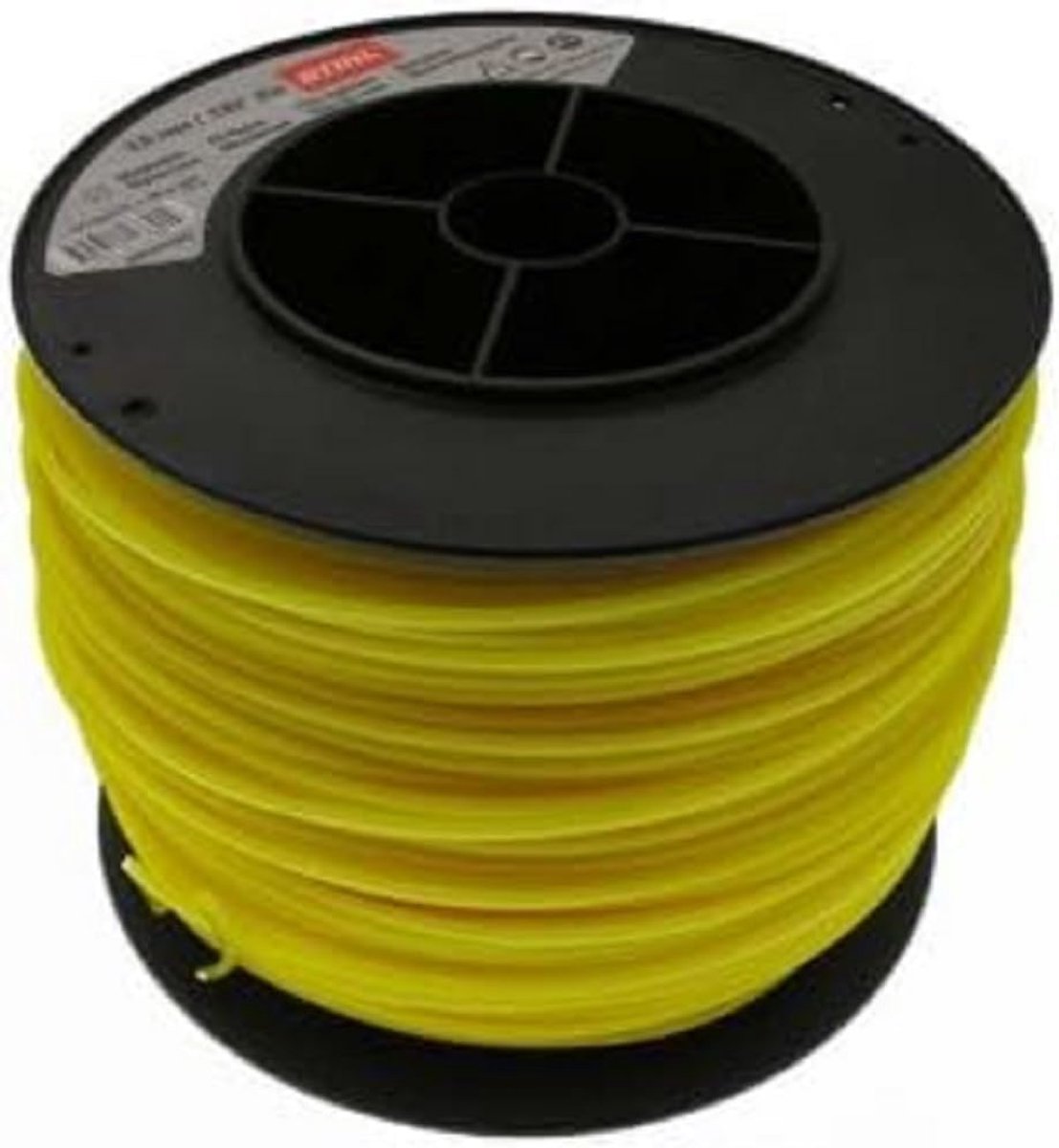 Maaidraad Trimmerdraad - Onkruiddraad Spoel - Gazon Onderhoud - Vierkante Profiel - 3mm x 280m - Geel