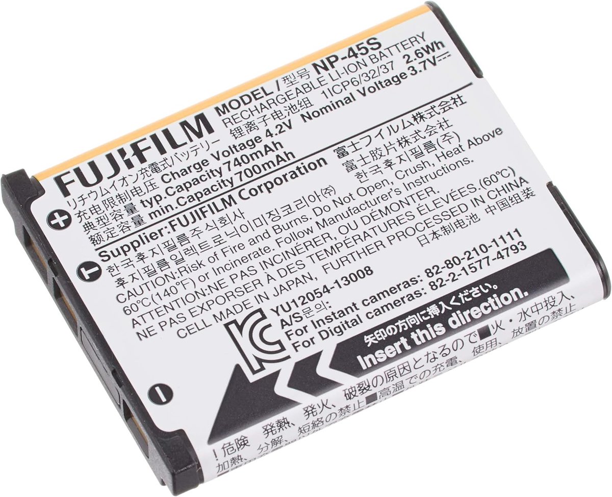 Camera Batterij - Oplaadbare Accu - Fotografie - Lange Levensduur - Compact Formaat - Zwart