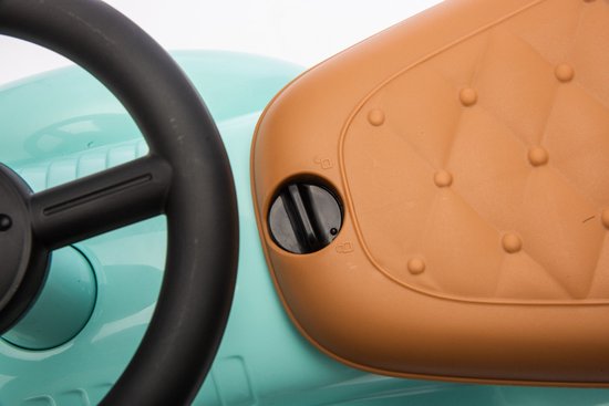 Eco Toys - Retro Loopauto - Wit - Met Claxon & Opbergruimte - Lekvrije EVA Banden - Vanaf 18 Maanden - Max. 25 kg