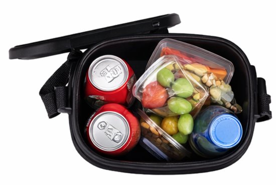 Norlander Koelbox Adventure - 5 Liter - Met draagriem - Polypropyleen - Zwart van Norlander — afbeelding 5