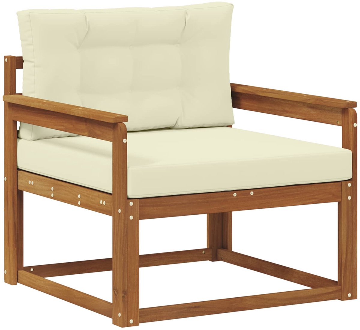 vidaXL - Buiten - Midden - Sofa - Naturel