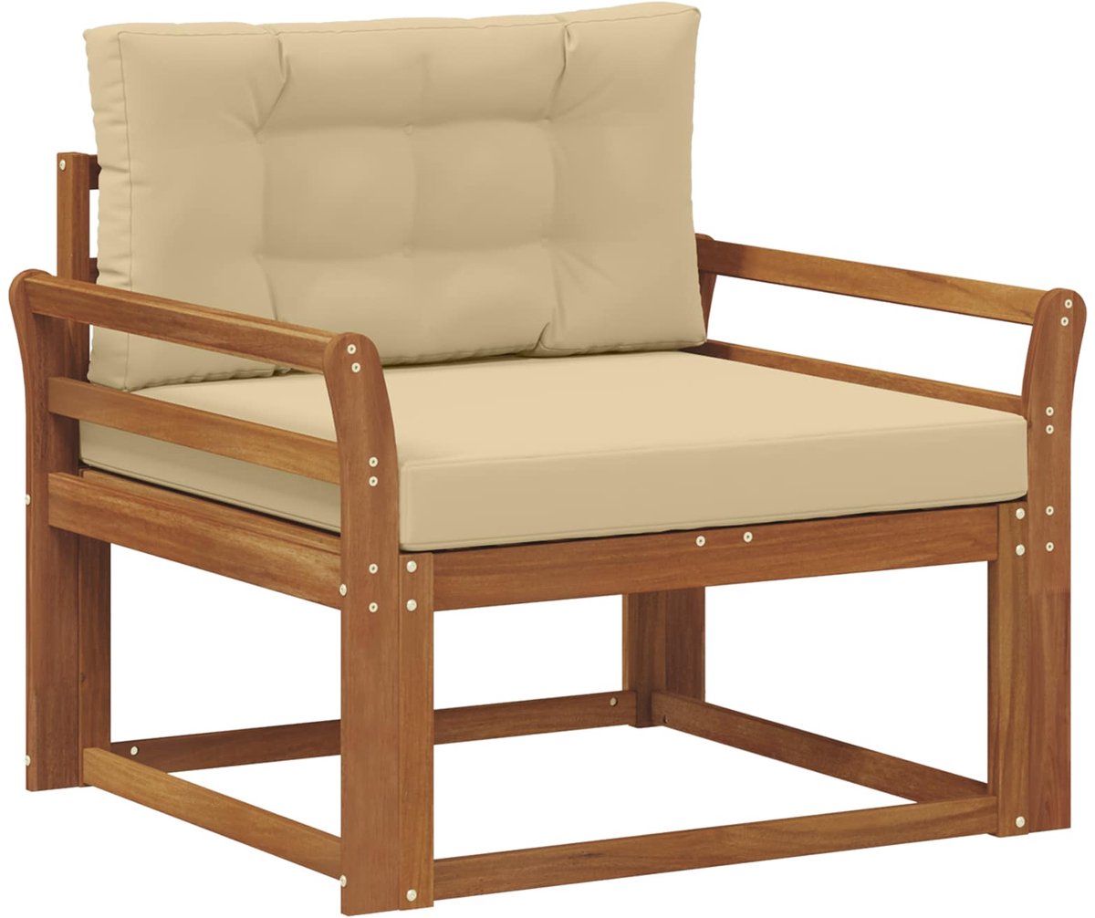 vidaXL - Buiten - Midden - Sofa - Naturel