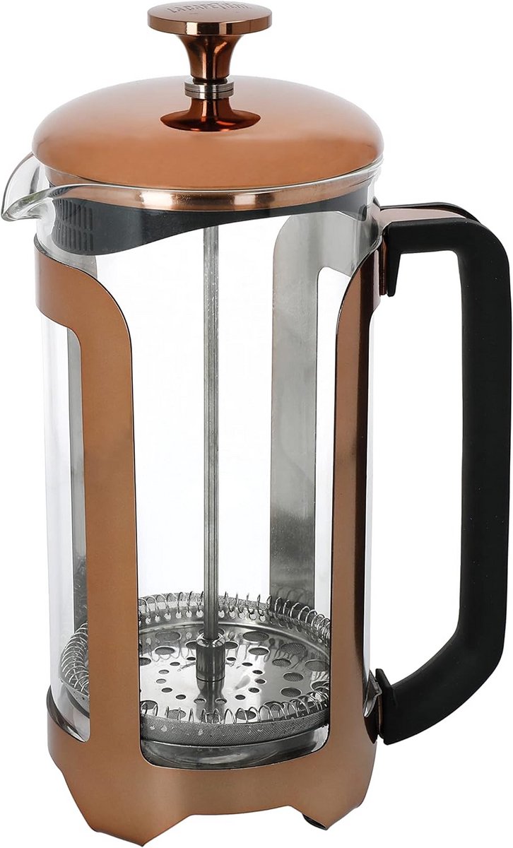 Franse Koffiepers - Koffiezetter - Koffie Zetten - Roestvrij Staal - 15x10x24cm