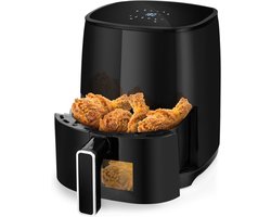 SVN® Mini airfryer - Airfryer - Airfryer klein - Zwart - 26cm x 30cm x 35cm
