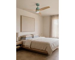 CREATE - Stille plafondventilator van 40 W met technische ABS-bladen, verkrijgbaar in verschillende maten - M - Met licht - Afstandsbediening - WIND STYLANCE