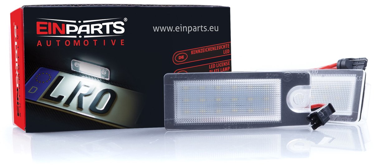 Einparts Automotive Ep81 Kentekenplaatverlichting Voor Auto's