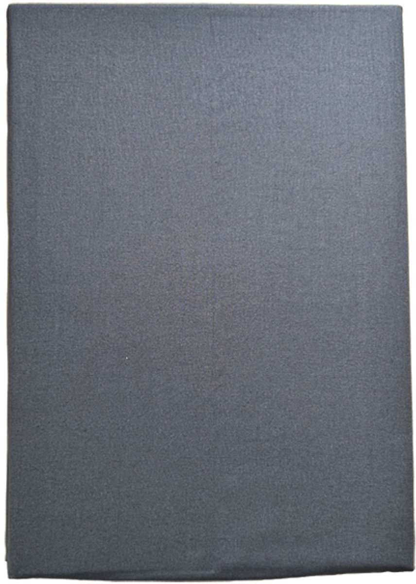 Katoenen Hoeslaken 100% Katoen - 140x200 cm - Tweepersoons - Antraciet - Zacht & Ademend - Restant Actie!