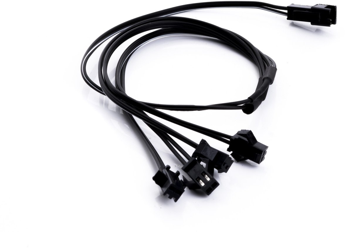 Einparts LED Ambient Splitter 1 naar 4 - Connector voor 4 LED Strips op 1 Driver
