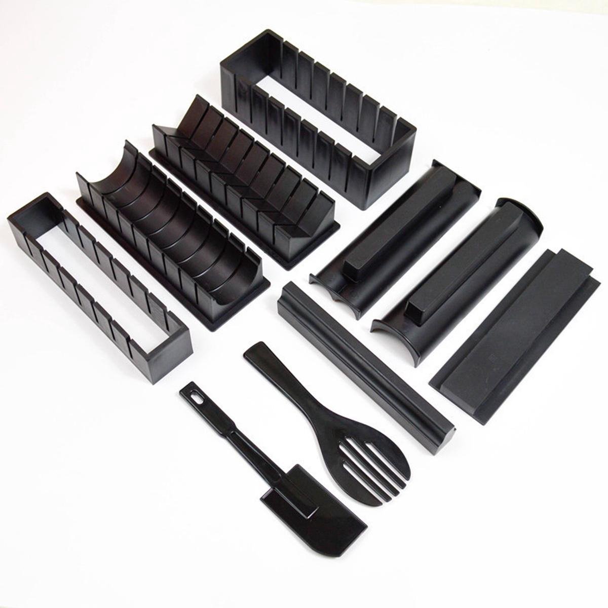 Sushi Maker Set - Sushi Rice Roll - 12-delig Plastic - Voor Thuisgebruik - Wit