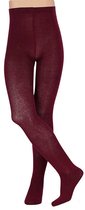Carnaval verkleed panty voor kinderen - Maillot - aubergine - katoen/polyester 140/146