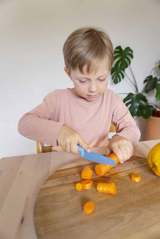 SKÅGFÄ Klyv - Montessori Kindermes - Orchid Rose - roze - kinderbestek van Merkloos — afbeelding 3