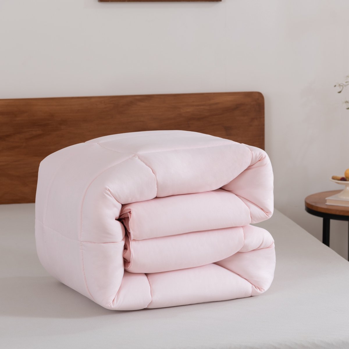 Snoozella ComfyBed 240x200 - Baby Roze - Dekbed zonder overtrek - Wasbaar hoesloos dekbed - 30 nachten proefslapen - All season winterdekbed & zomerdekbed