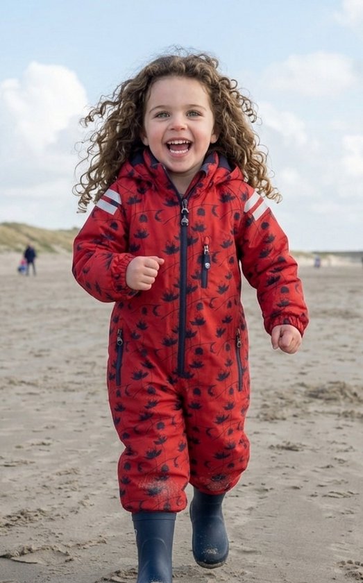 YJLX Regenbroek voor kinderen, regenbroek voor kinderen, zomer, softshellbroek met gevoerde uniseks modderbroek, wind- en waterdichte buddelbroek