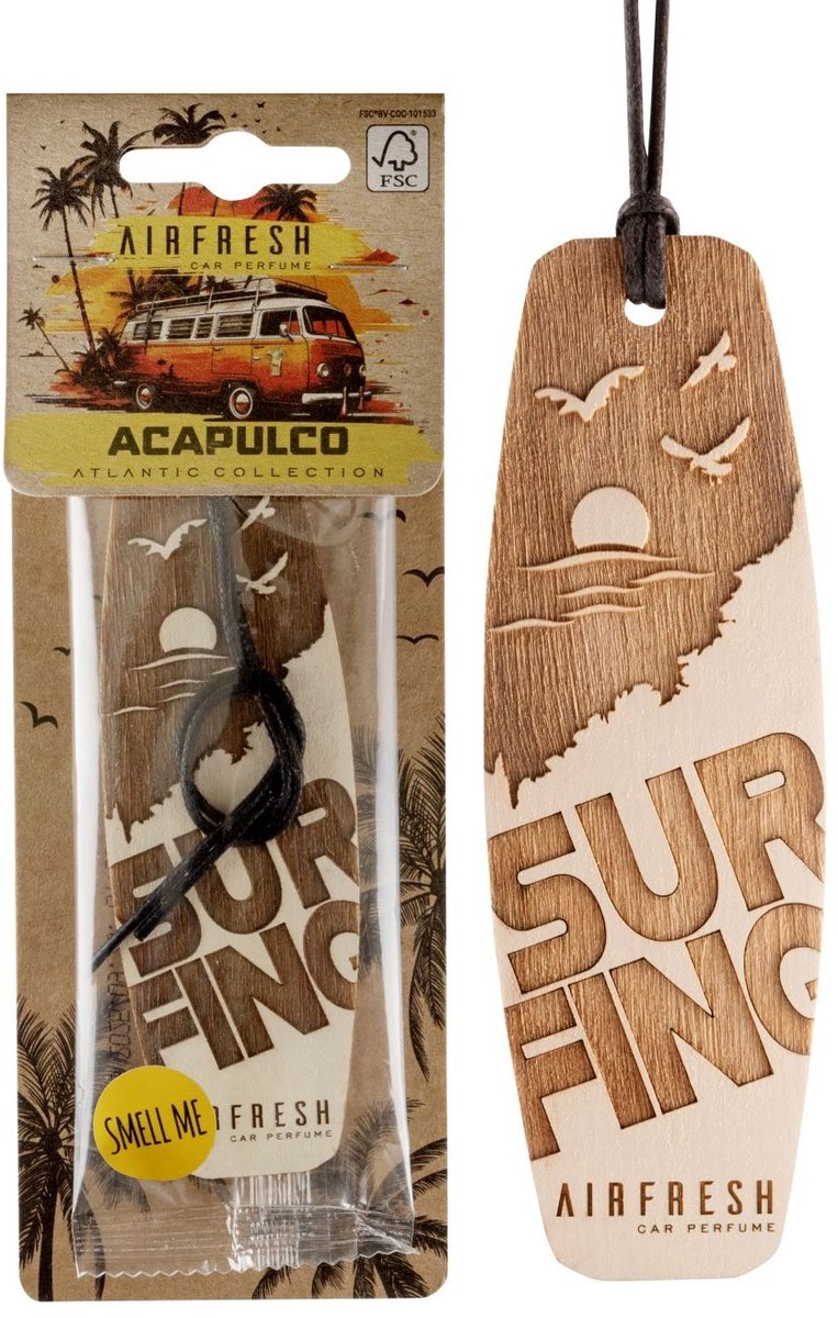 Airfresh - Auto Parfum - Auto Luchtverfrisser - Auto Geurverfrisser - Parfum Voor Jou - autoaccessoires - Acapulco