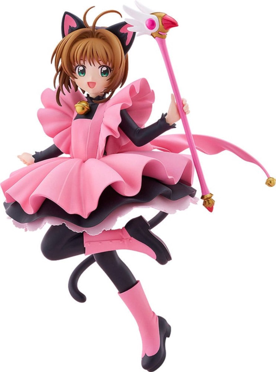 Good Smile Company Cardcaptor Sakura Pop Up Parade PVC Statue Sakura Kinomoto: Black Cat Costume Ver. L Size 22 cm Beeld