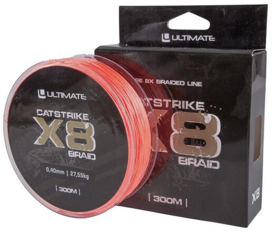 Ultimate Catstrike X8 Braid Meerval Lijn 0.45mm/33.48kg (300m) - Gevlochten Lijn van Merkloos — afbeelding 2