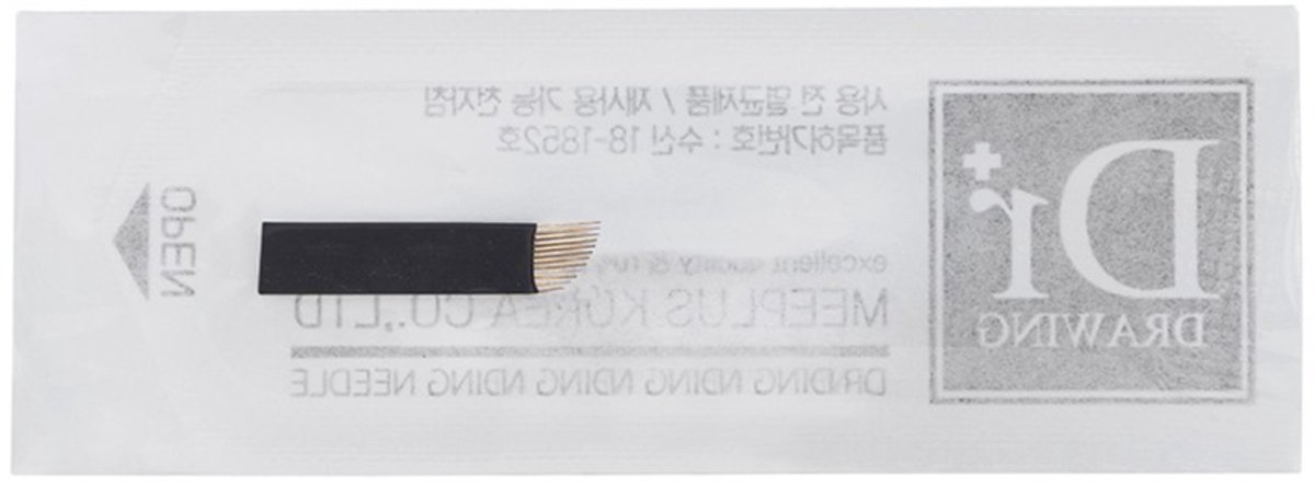 Dr. Drawing Microblading Microblades DRE 1225 / 12 bladen 20 stuks.