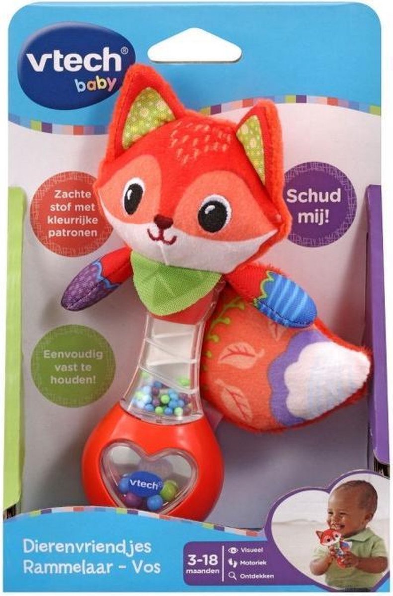 Dierenvriendjes Rammelaar - Vos