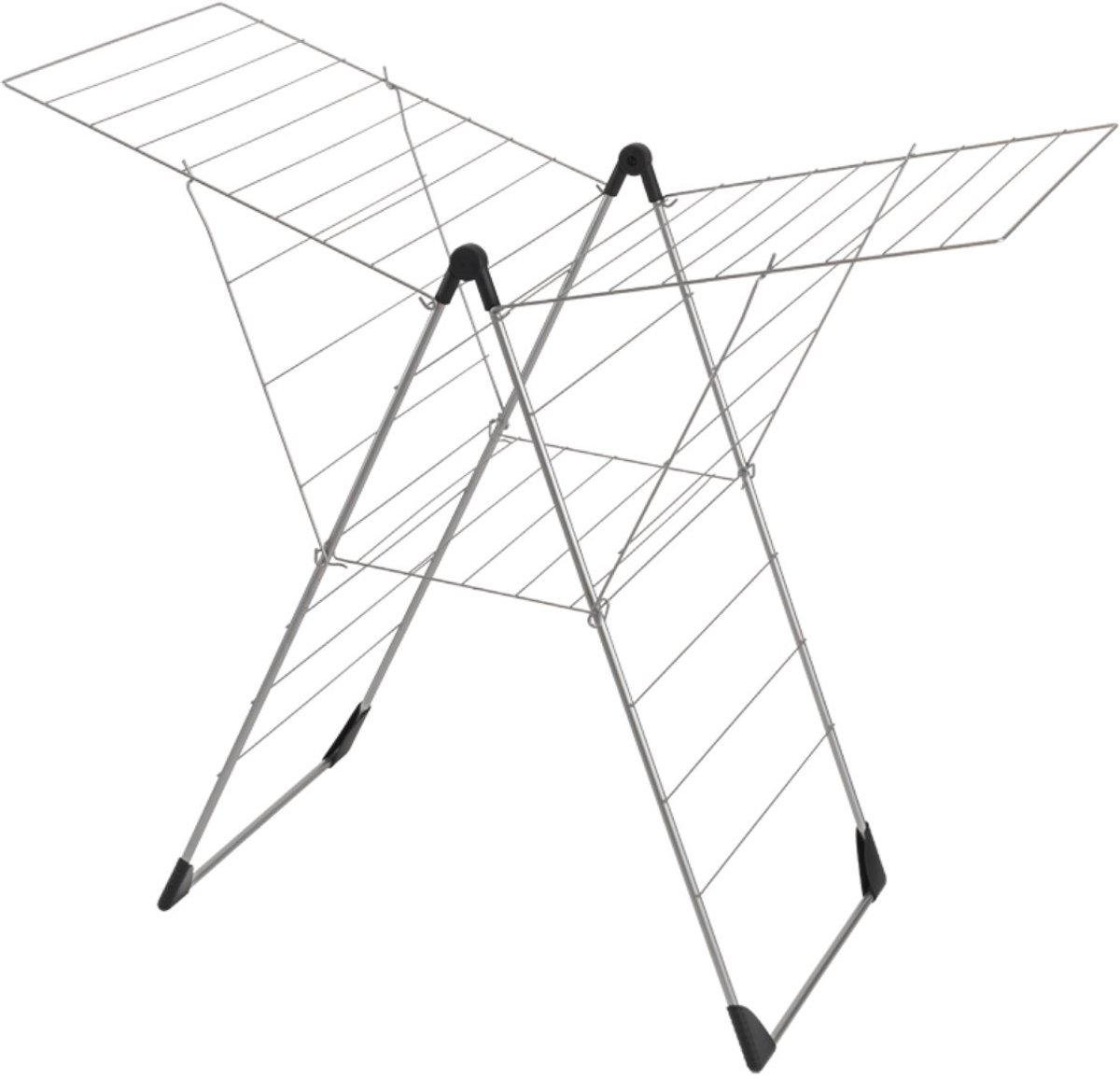 Bol.com Tomado-Metaltex - Droogrek - Zilver 58 x 133 x 109 cm aanbieding