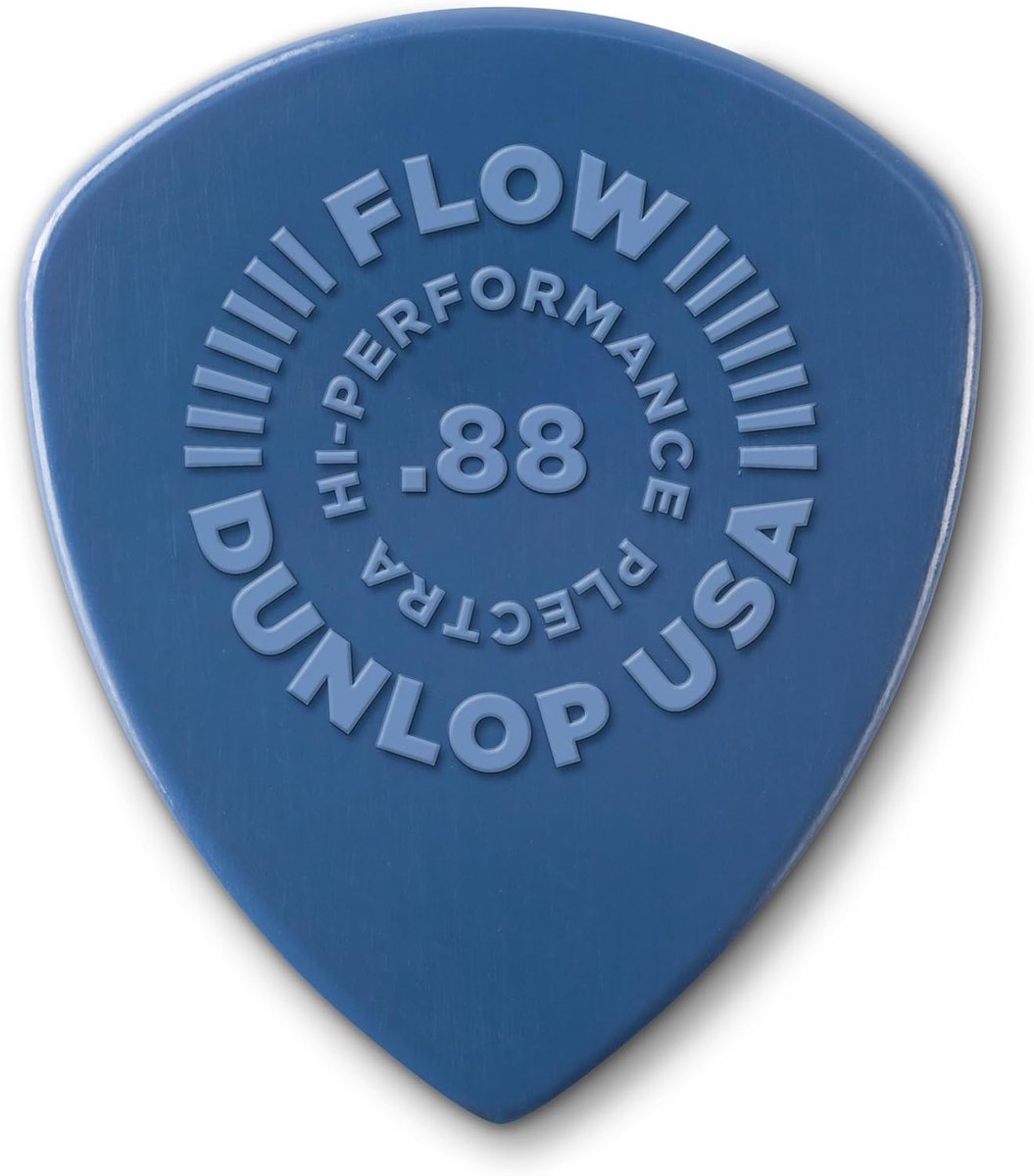 Nylon Plectrums - Gitaar Picks - Muziek Maken - Verbeterde Grip - 0.88mm Dikte - Blauw