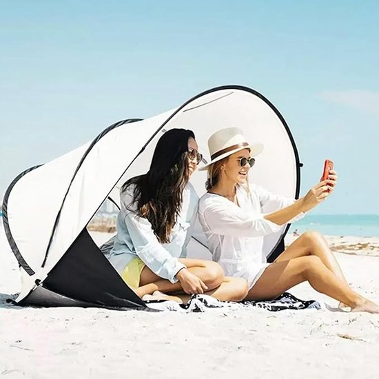 Pop-up strandtent XXL voor gezinnen, snelle opbouw met UV-bescherming en windstabiliteit van POP — afbeelding 2