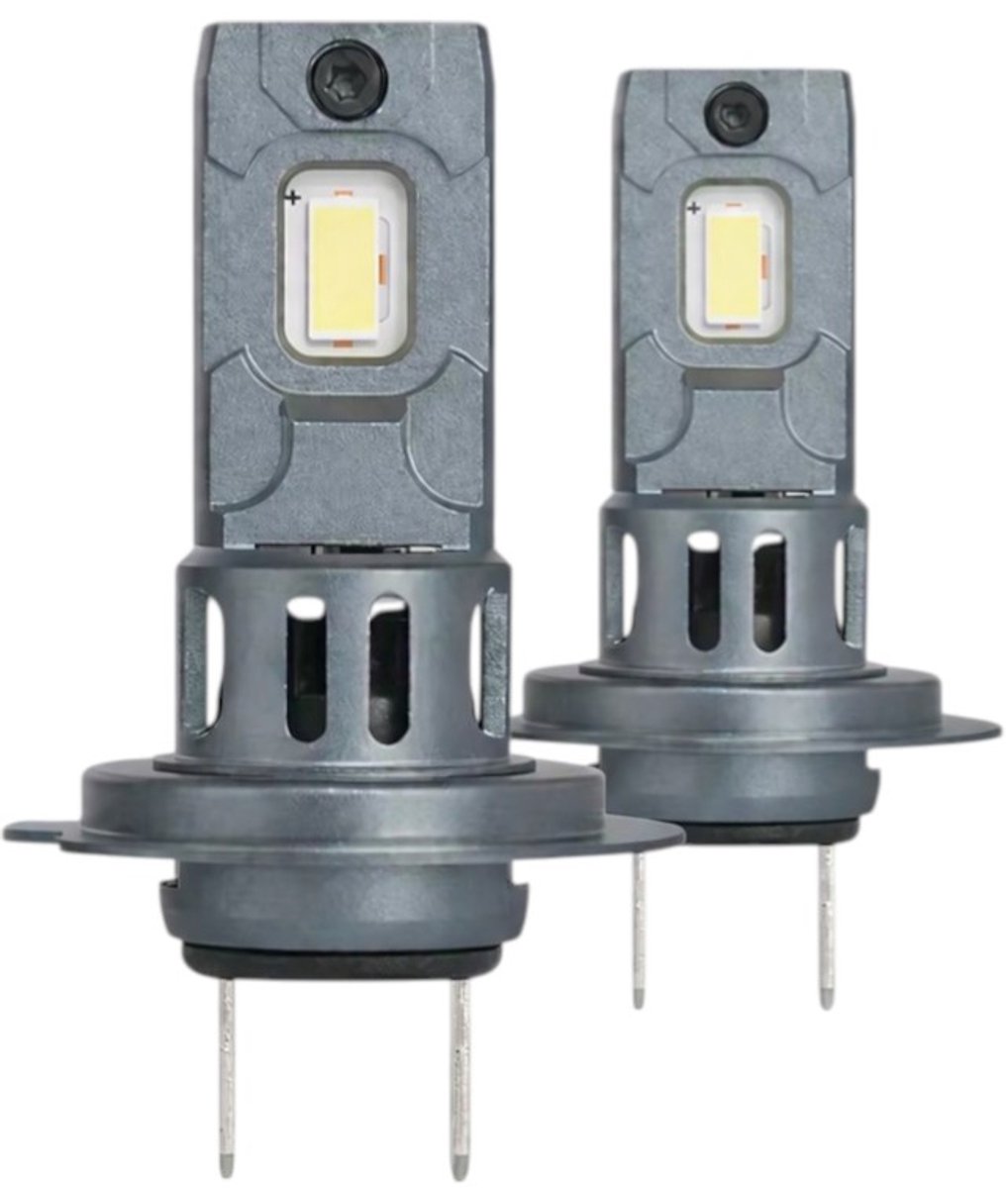 H7 LED lampen auto, motor of scooter (Set van 2 stuks) Mini Draadloze 100W 20000LM 6500K H7 Turbo led 12V