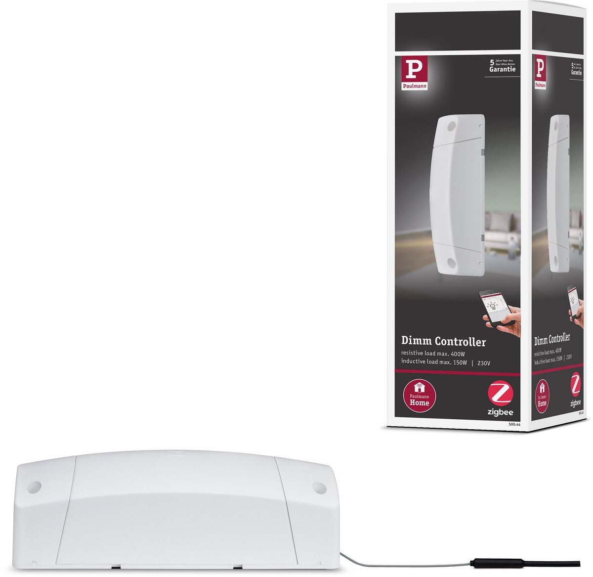 Bol.com Controller Smart Home Zigbee 3.0 Cephei 230V max. 400W Wit, Grijs aanbieding