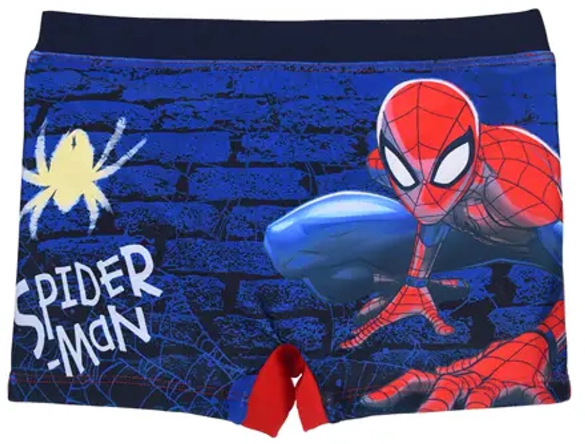 Marvel Spider-Man Zwemboxer Jongens – Blauw/Rood – Maat 110/116 – Officiële licentie
