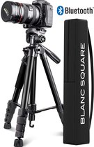 Blanc Square Camera statief Pro - Tripod met Smartphone telefoon houder - 172cm Hoog - Sony Canon Nikon - Spiegelreflex DSLR Camera Standaard universeel - Incl Bluetooth