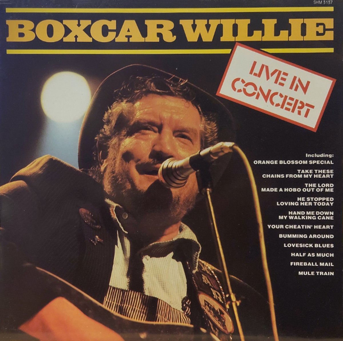 BOXCAR WILLIE - Live in concert (LP)