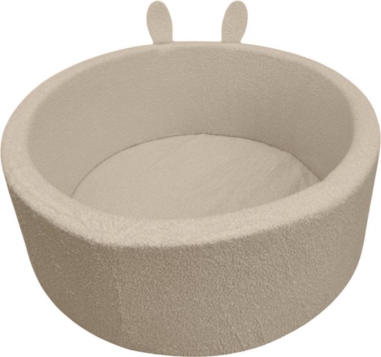 Liefjes & Co Fluffy Beige Konijn Ballenbak Met 200 Ballen - Baby & Kinder Ballenbad - Zacht Foam - Speelgoed van Liefjes & Co — afbeelding 4