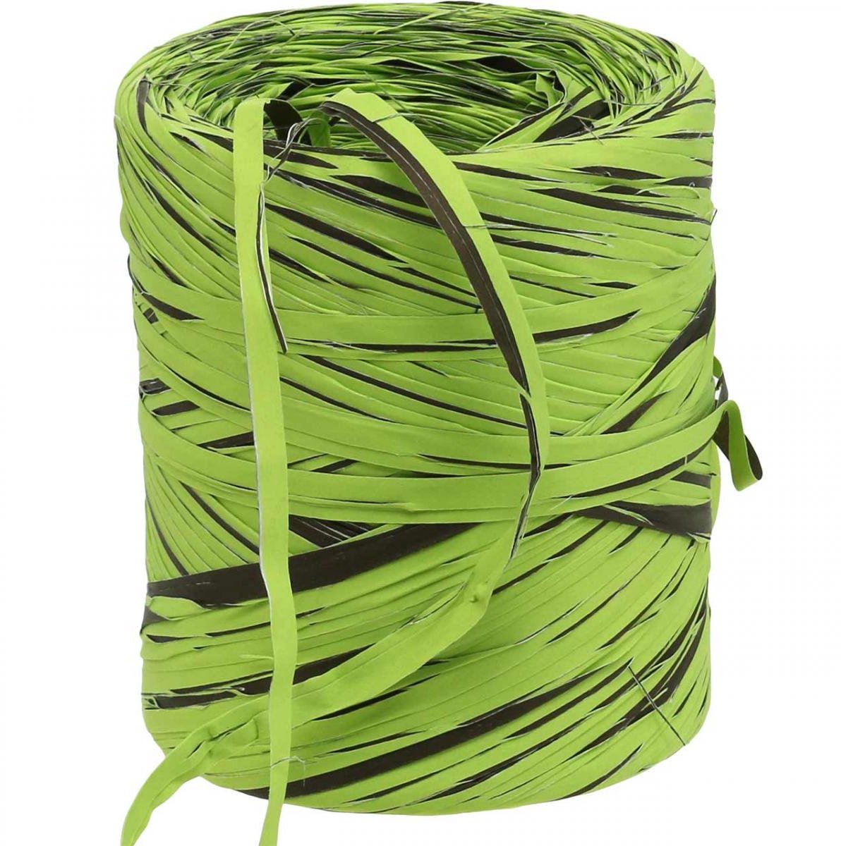 Raffialint groen, bruin, polyraffia 200m