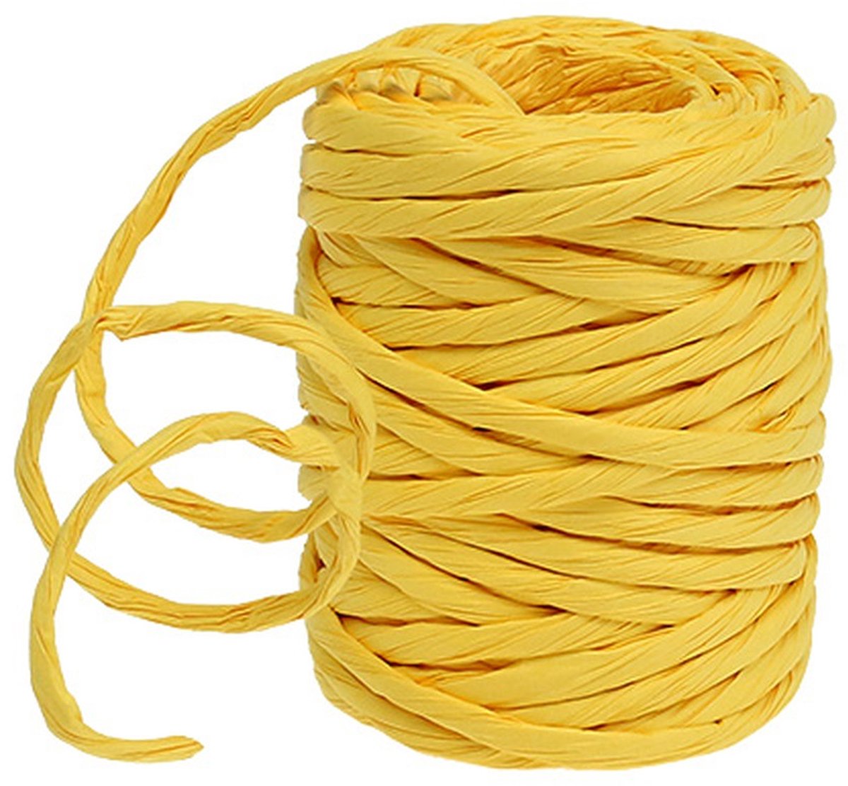 Papierkoord 6mm 23m geel