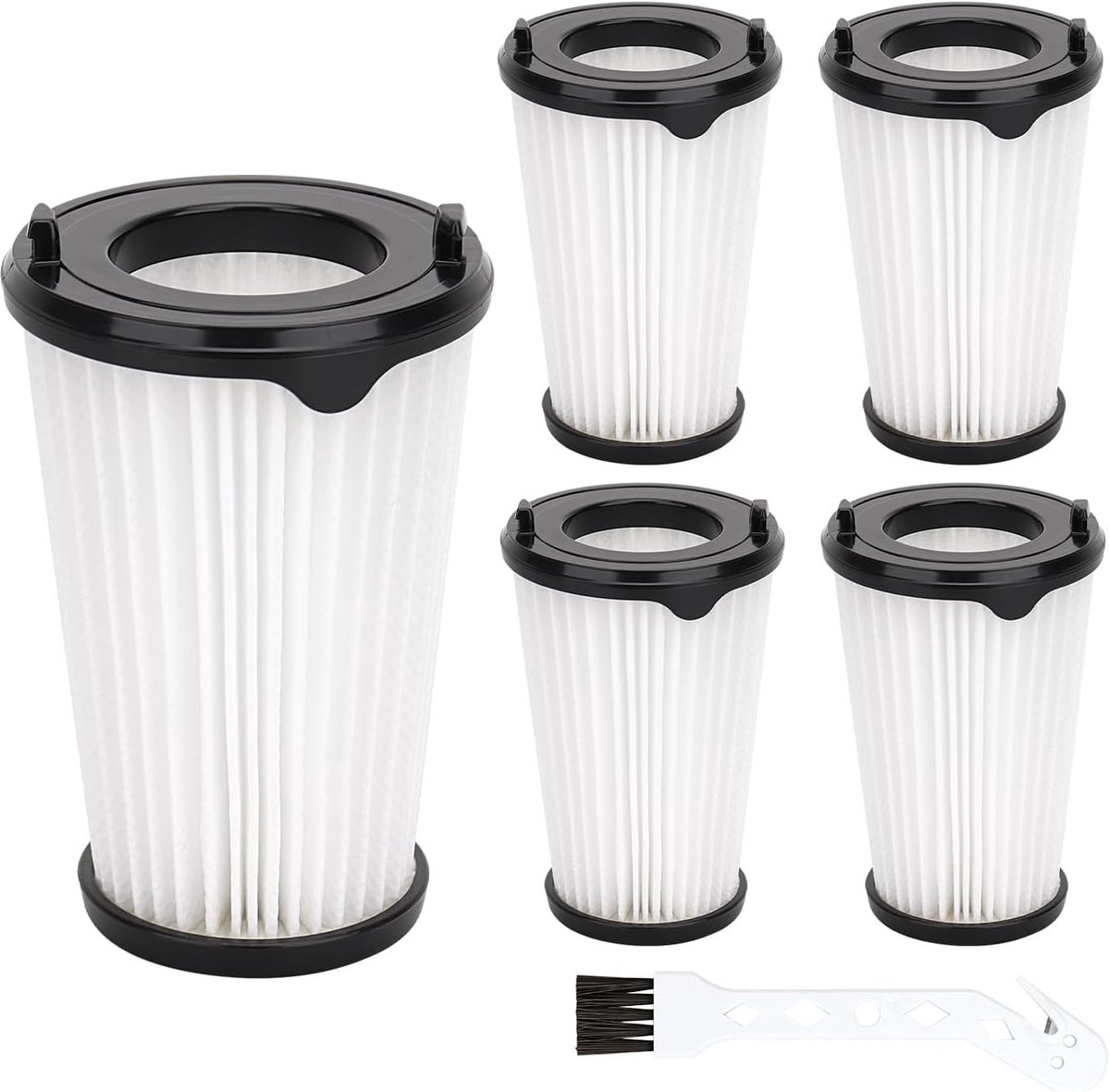 5x Filters geschikt voor AEG CX7-2 & Electrolux Ergorapido - geschikt voor Vervangt AEF150 - Wasbaar HEPA Filter - Stofzuigerfilters Set - 5 Stuks