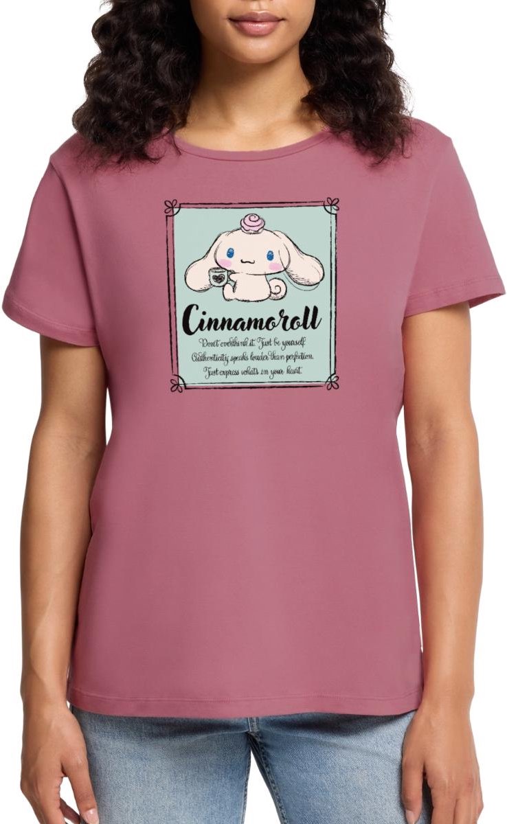 Cinnamoroll Don't Overthink It. Just Be Yourself Premium T Shirt Dames