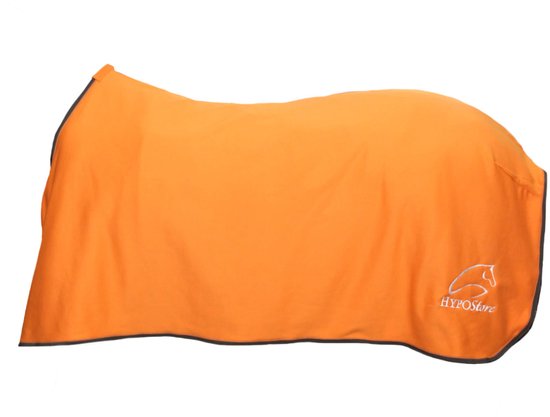 HypoStore Fleecedeken Logo Oranje-165-215