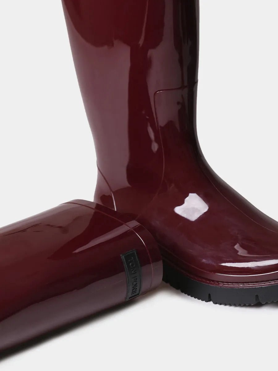 Damesregenlaars van rubber met een glanzende afwerking | CLERMONT