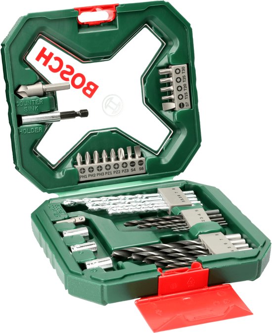 Bosch X-Line 34-delige Bit- en Borenset