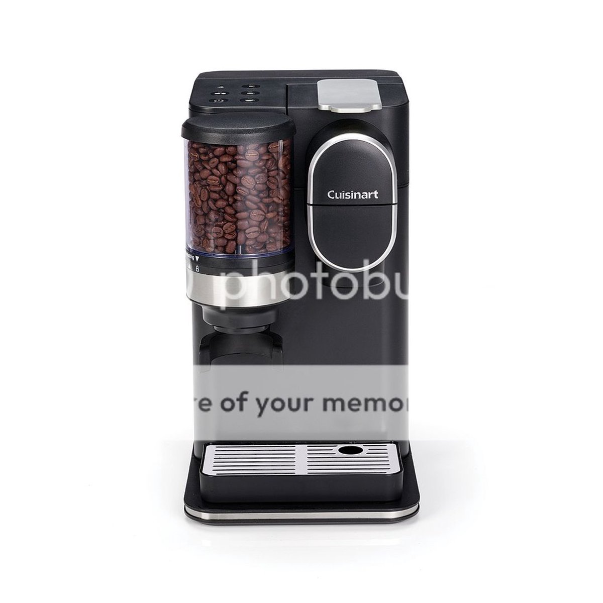 Cuisinart - Single Serve Koffiezetapparaat - Filterkoffie - Ingebouwde RVS koffiemolen - 3 kopgroottes - Herbruikbare filterpod - Zwart — afbeelding 4