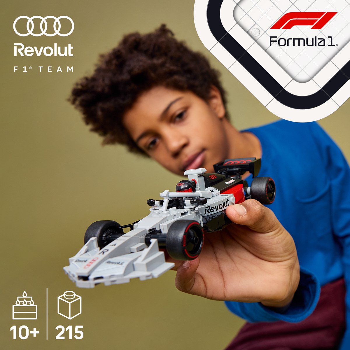 LEGO® Speed Champions Audi Revolut F1® Team R26 Racewagen - 77259 – foto 6