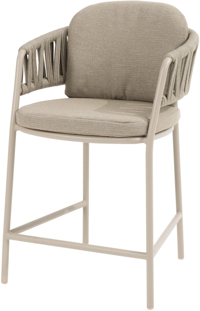 Taste by 4 Seasons Calma high dining chaise de jardin latte