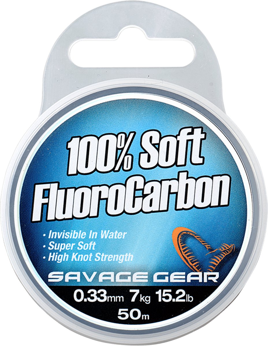 Savage Gear 100% Soft Fluorocarbon | 35m 0.49mm Clear