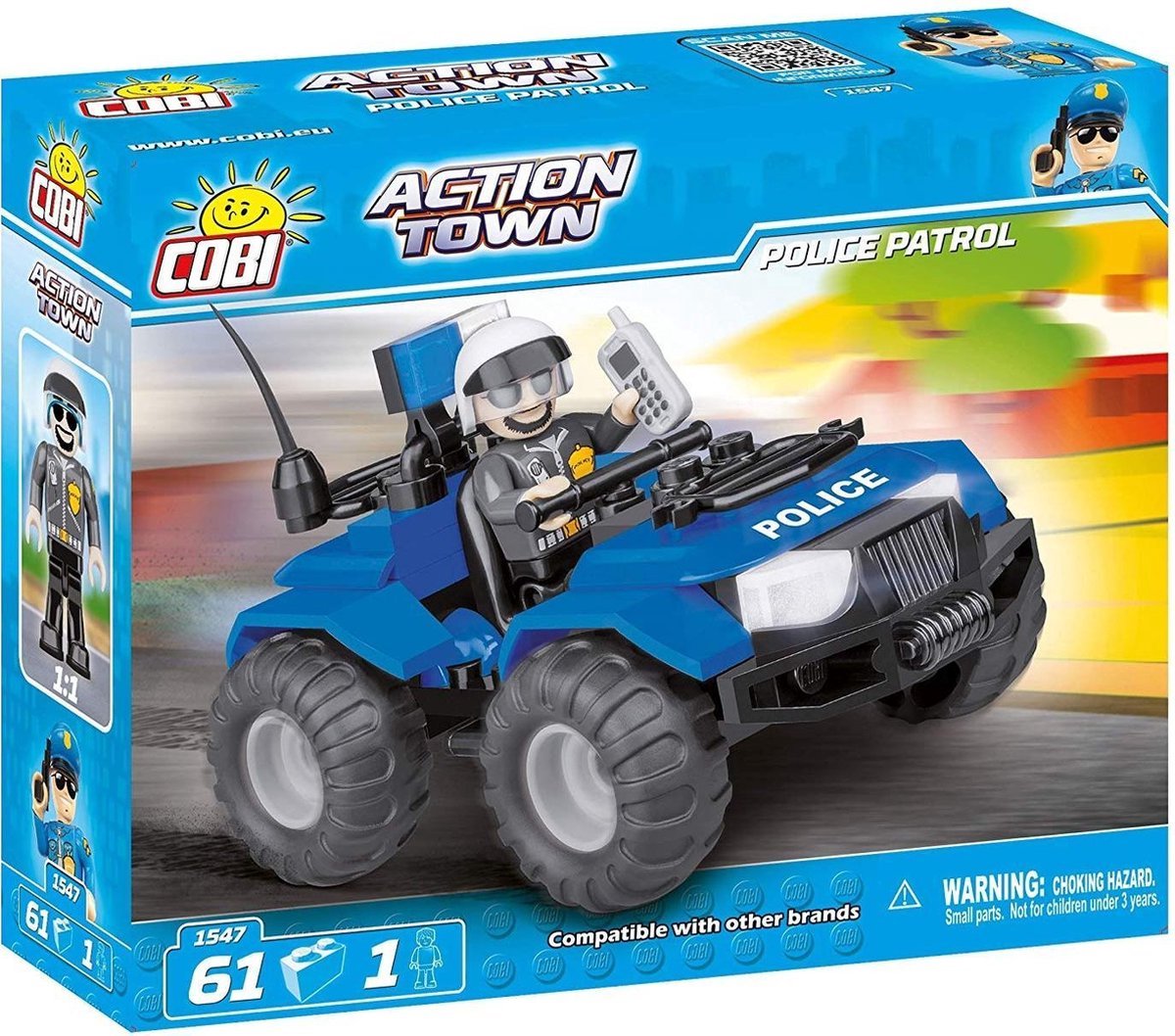 COBI - Action Town 1547 - ATV Police Patrol