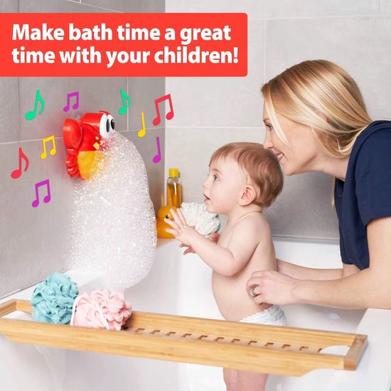 Bubble Krab Bad Speelgoed - Muzikale Bellenblaas Krab voor Bad & douche - Vrolijke Krab met Bellen & Muziek - Badplezier voor kinderen 1-5 jaar van Little Dutch — afbeelding 5