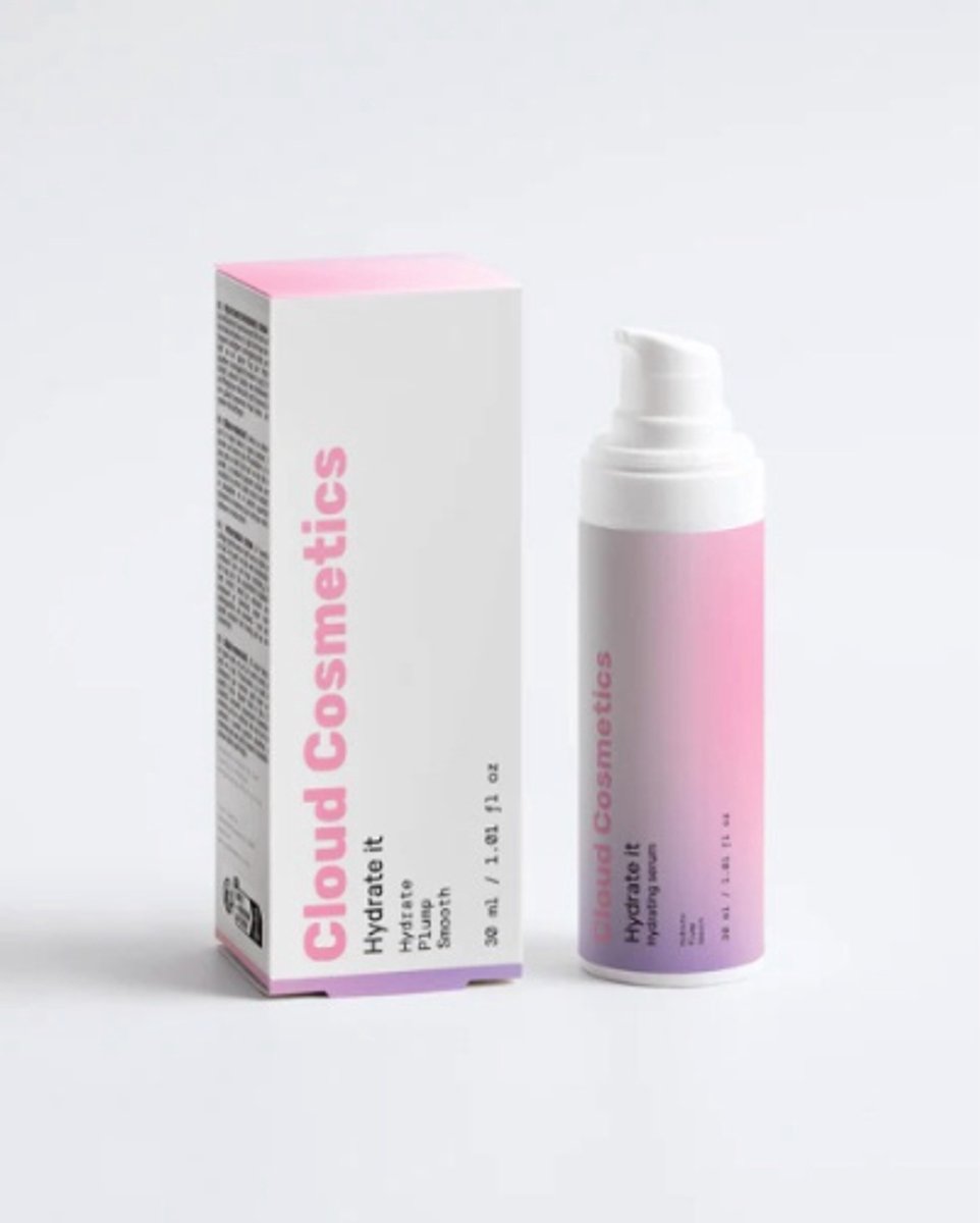 Cloud Cosmetics Hydrate It – Gezichtsserum – Serum – Hydraterend – Licht